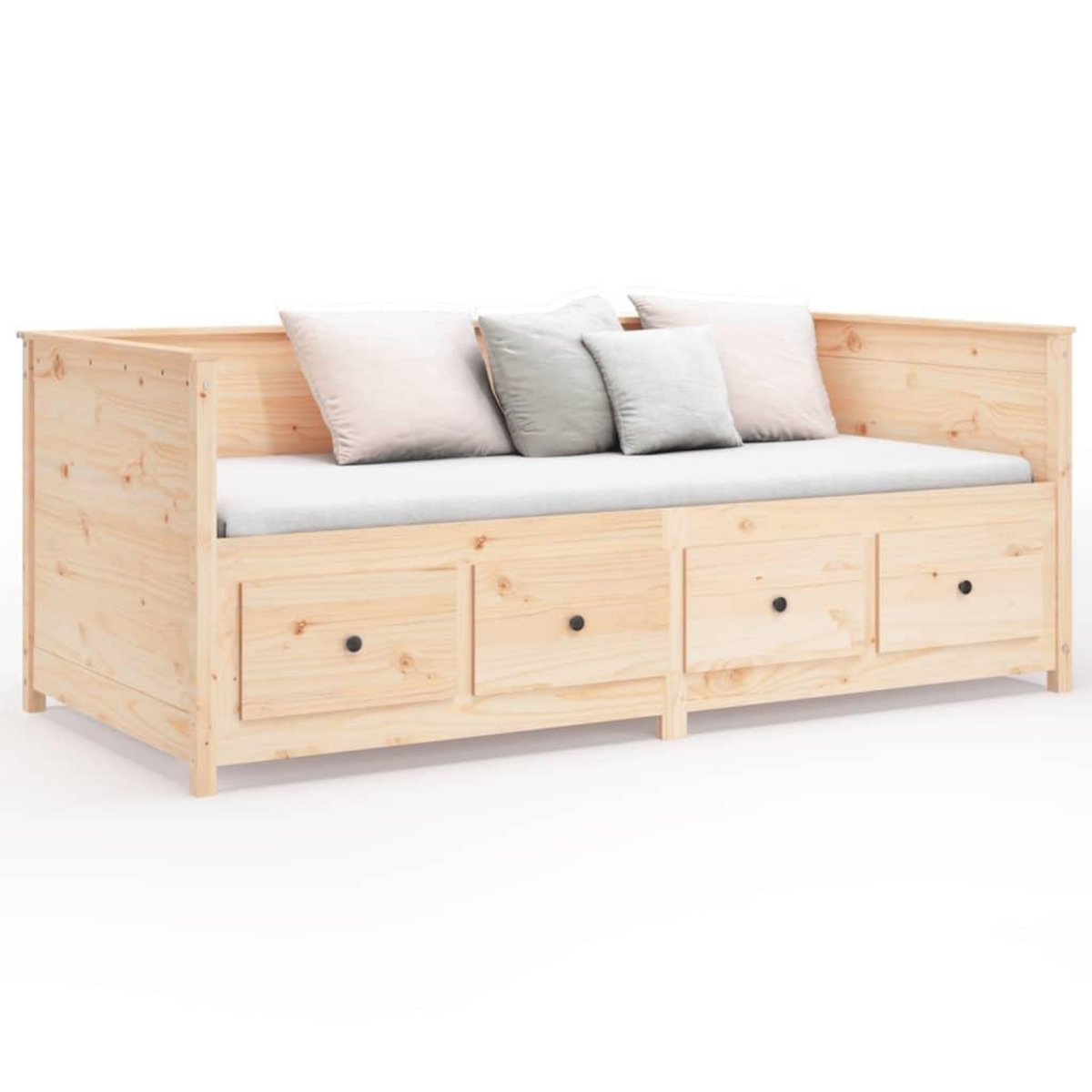 VIDAXL Lit de jour sans matelas 90x190 cm bois de pin massif