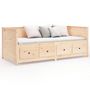 Voir la diapositive 5 : VIDAXL Lit de jour sans matelas 90x190 cm bois de pin massif