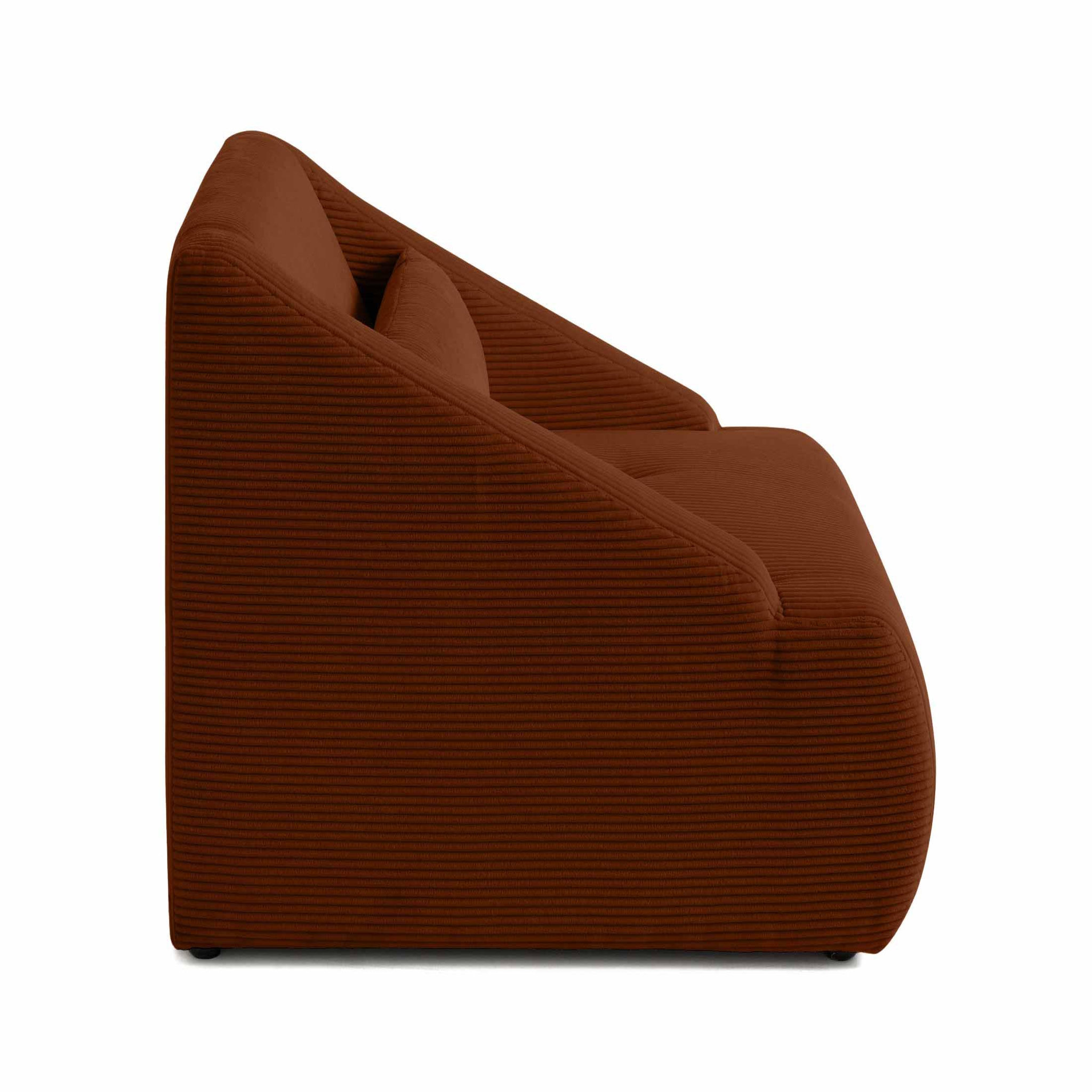 Voir la diapositive 5 : LISA DESIGN Onyx - fauteuil - en velours côtelé