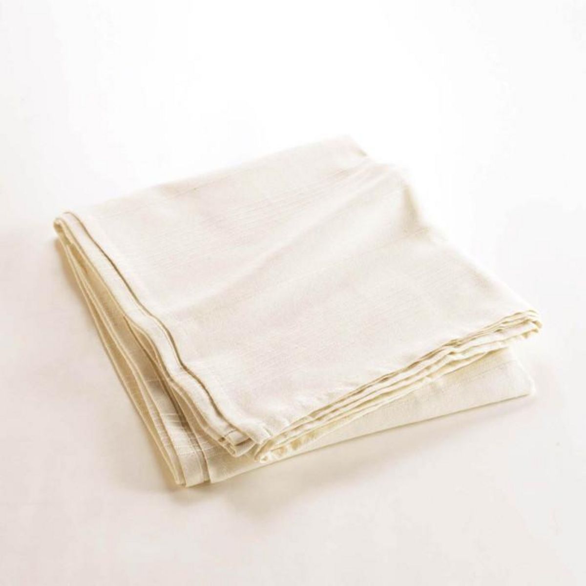 Paris Prix Plaid Uni en Coton  Lucile  220x240cm Naturel