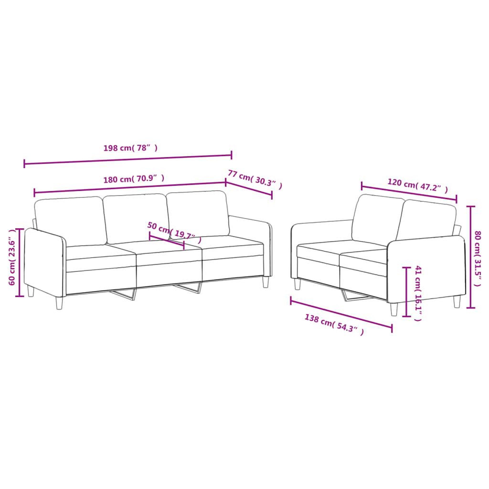 Voir la diapositive 6 : VIDAXL Ensemble de canapes 2 pcs gris fonce velours