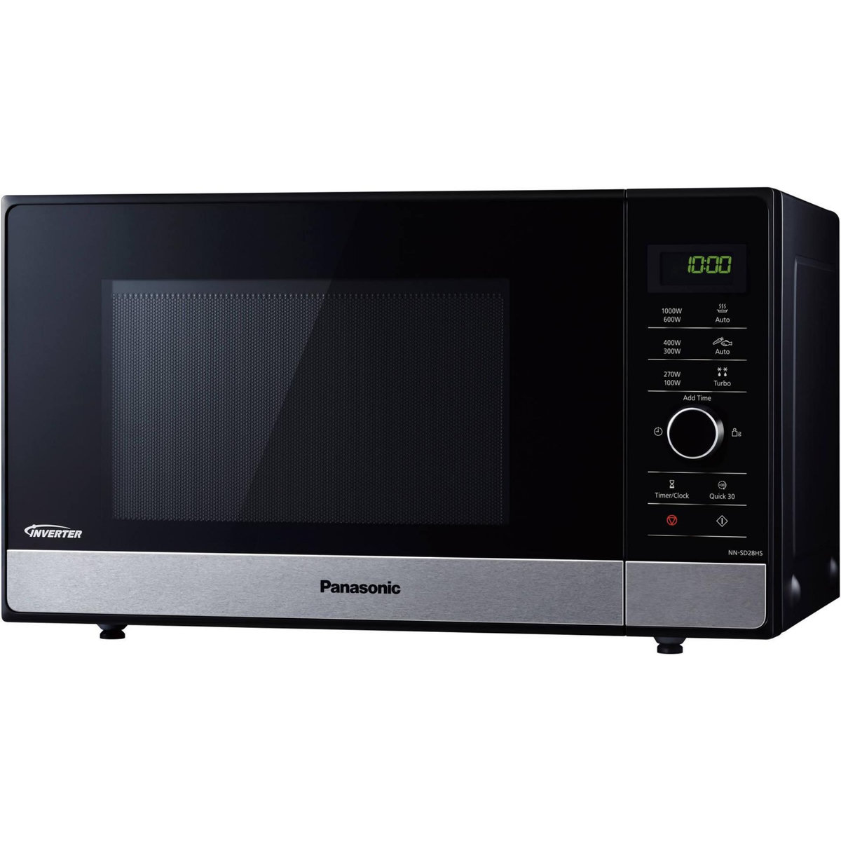 PANASONIC Micro-ondes inverter 23l 1000w noir/inox - nnsd28hsgtgf