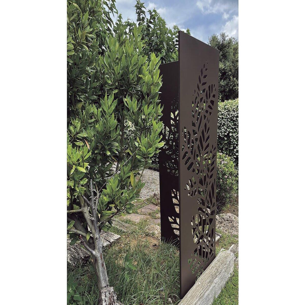 Habitat et Jardin Panneau décoratif -   Athea   - Lot de 4 - 0.60 x 1.50 m - Taupe