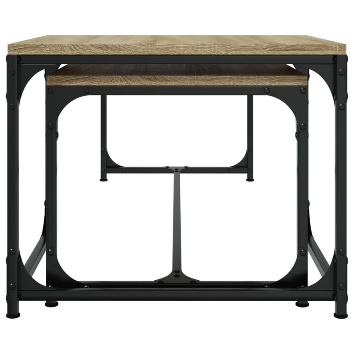 VIDAXL Tables basses 2 pcs Chene sonoma Bois d'ingenierie