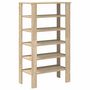 Voir la diapositive 2 : VIDAXL Etagere a chaussures chene sonoma 61x32x105cm bois d'ingenierie