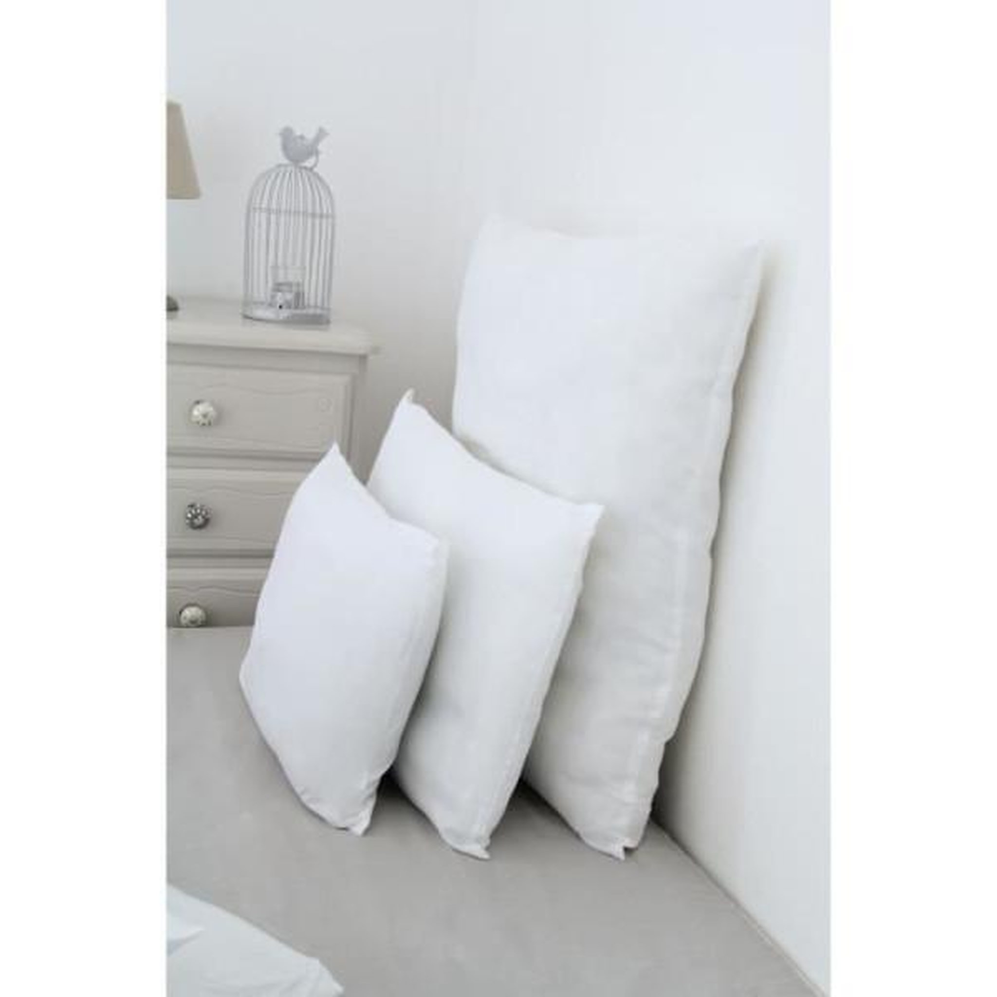 Voir la diapositive 2 : DOMIVA Oreiller bébé en microfibre - DOMIVA - Blanc - 40 x 60 cm - Enfant - Mixte - 12 mois