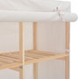 Voir la diapositive 5 : VIDAXL Garde-robe Blanc 200 x 40 x 170 cm Tissu