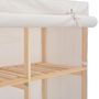 Voir la diapositive 5 : VIDAXL Garde-robe Blanc 200 x 40 x 170 cm Tissu