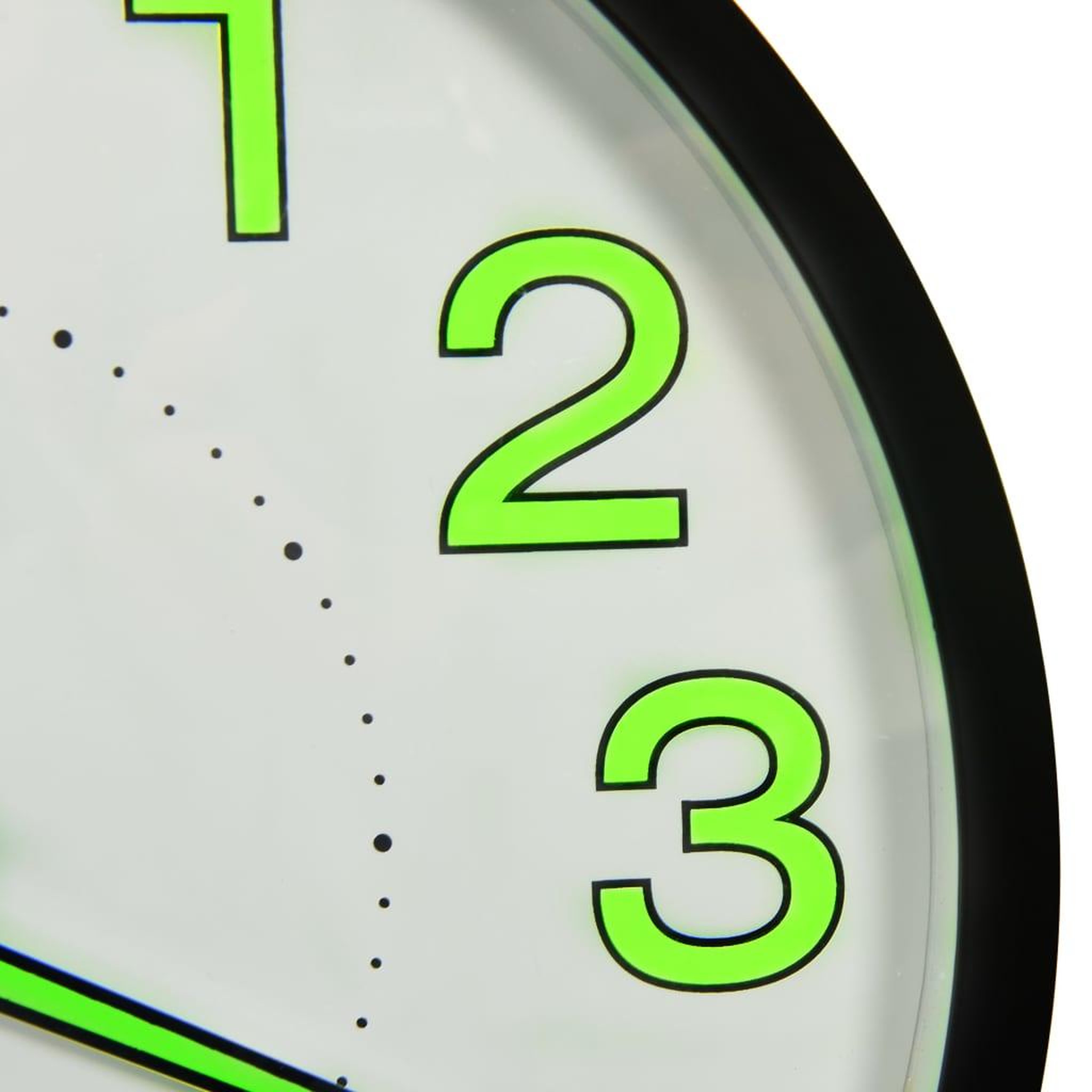 Voir la diapositive 4 : VIDAXL Horloge murale lumineuse Noir 30 cm