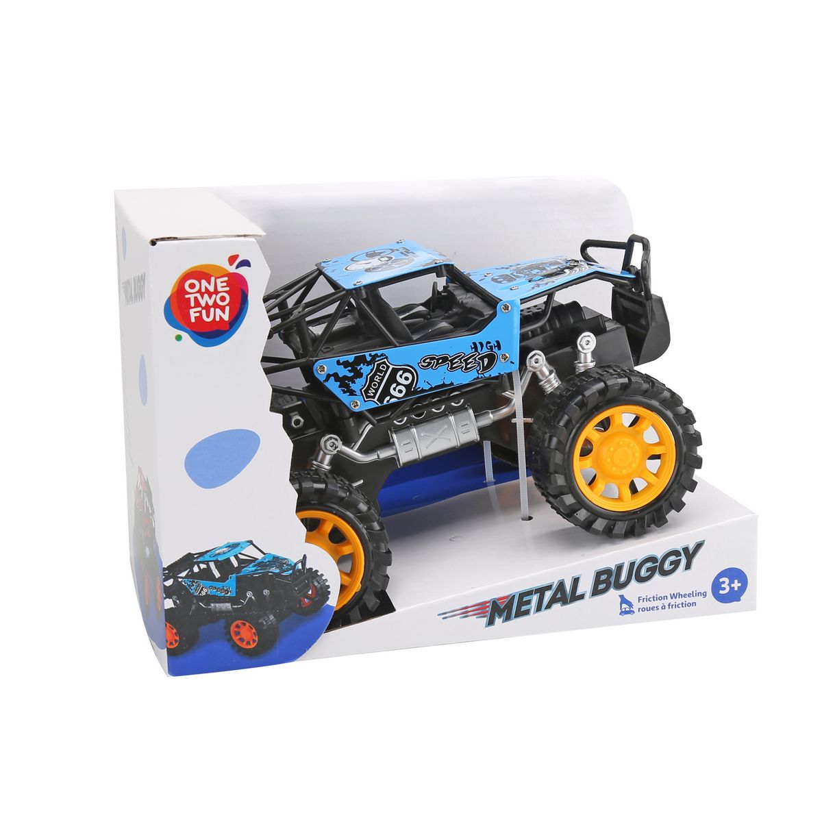 One Two Fun Metal buggy à friction
