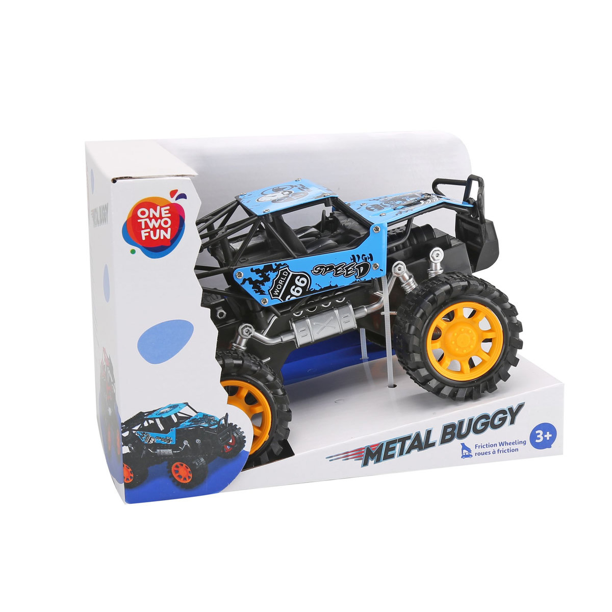 One Two Fun Metal buggy à friction