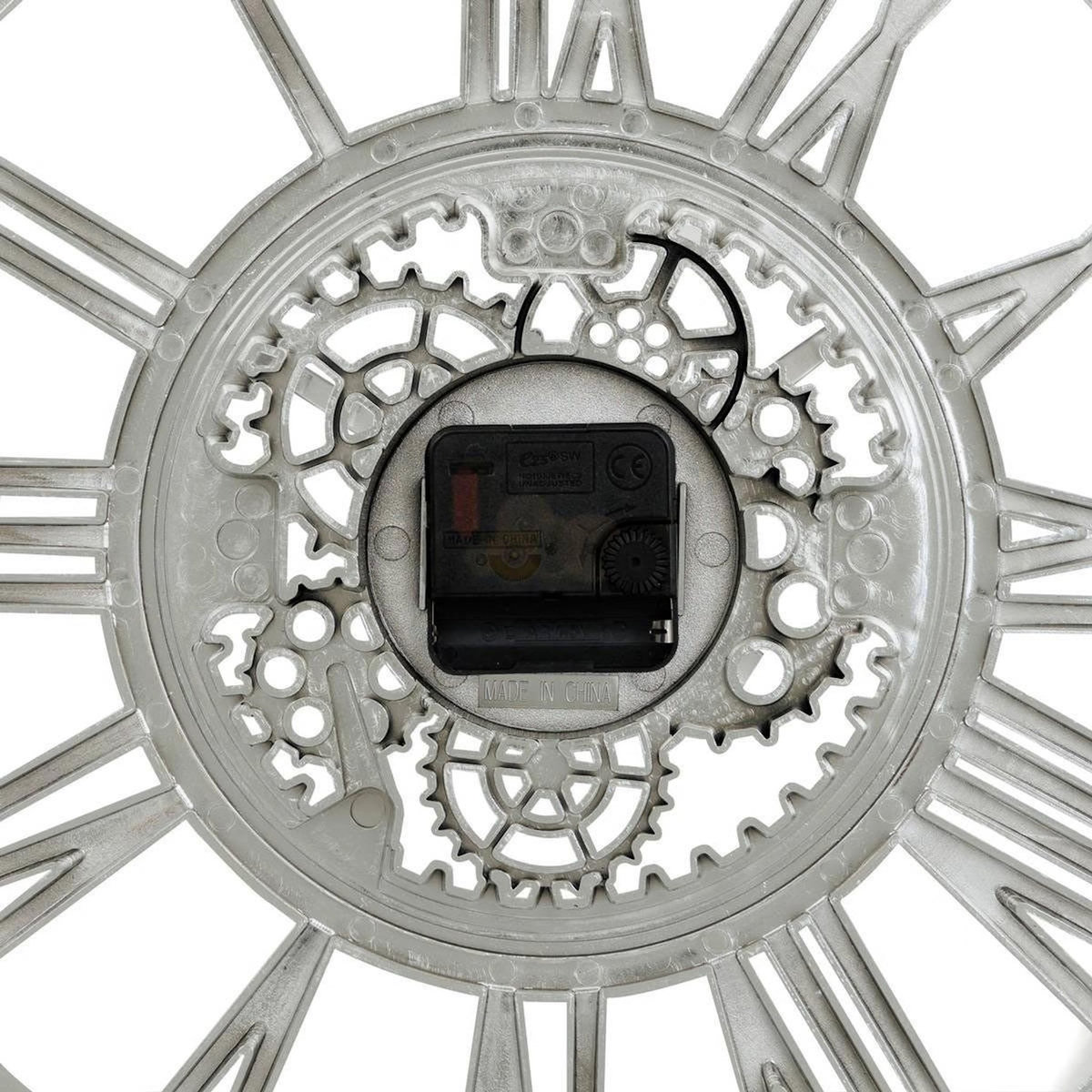 ATMOSPHERA Horloge Murale Mécanisme  Ricky  40cm Argent