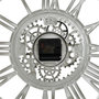 Voir la diapositive 4 : ATMOSPHERA Horloge Murale Mécanisme  Ricky  40cm Argent