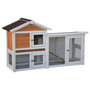 Voir la diapositive 1 : @Pet @Pet Clapier Queensland Blanc et marron 147x53x85 cm