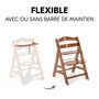 Voir la diapositive 8 : HAUCK Chaise haute en bois Alpha+B