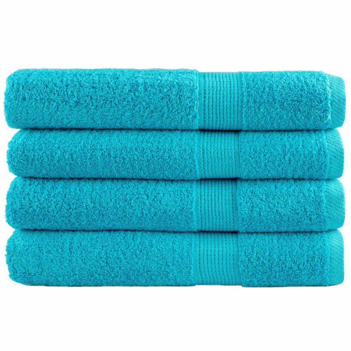 VIDAXL Serviettes de sauna de qualité supérieure SOLUND 4 pcs
