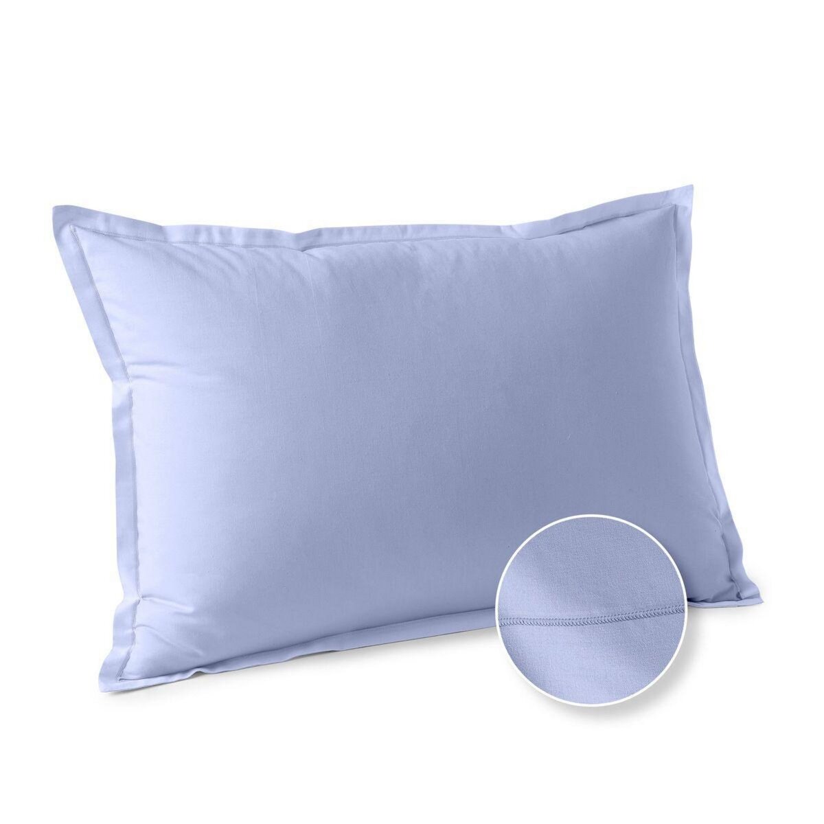 ACTUEL Taie d'oreiller unie en coton 57 fils - collection permanente