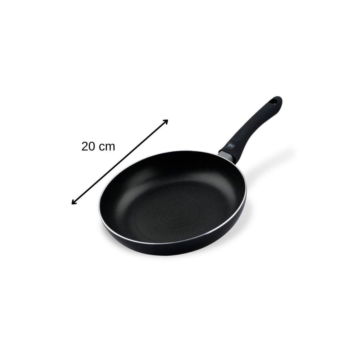 ELO Lot de 2 poêles de cuisine 20 cm et 24 cm fond en nid d'abeille Elo Smart life
