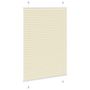 Voir la diapositive 4 : VIDAXL Store plisse creme 100x100 cm largeur du tissu 99,4cm polyester