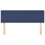 Voir la diapositive 3 : VIDAXL Tetes de lit 2 pcs Bleu 72x5x78/88 cm Tissu