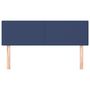 Voir la diapositive 3 : VIDAXL Tetes de lit 2 pcs Bleu 72x5x78/88 cm Tissu