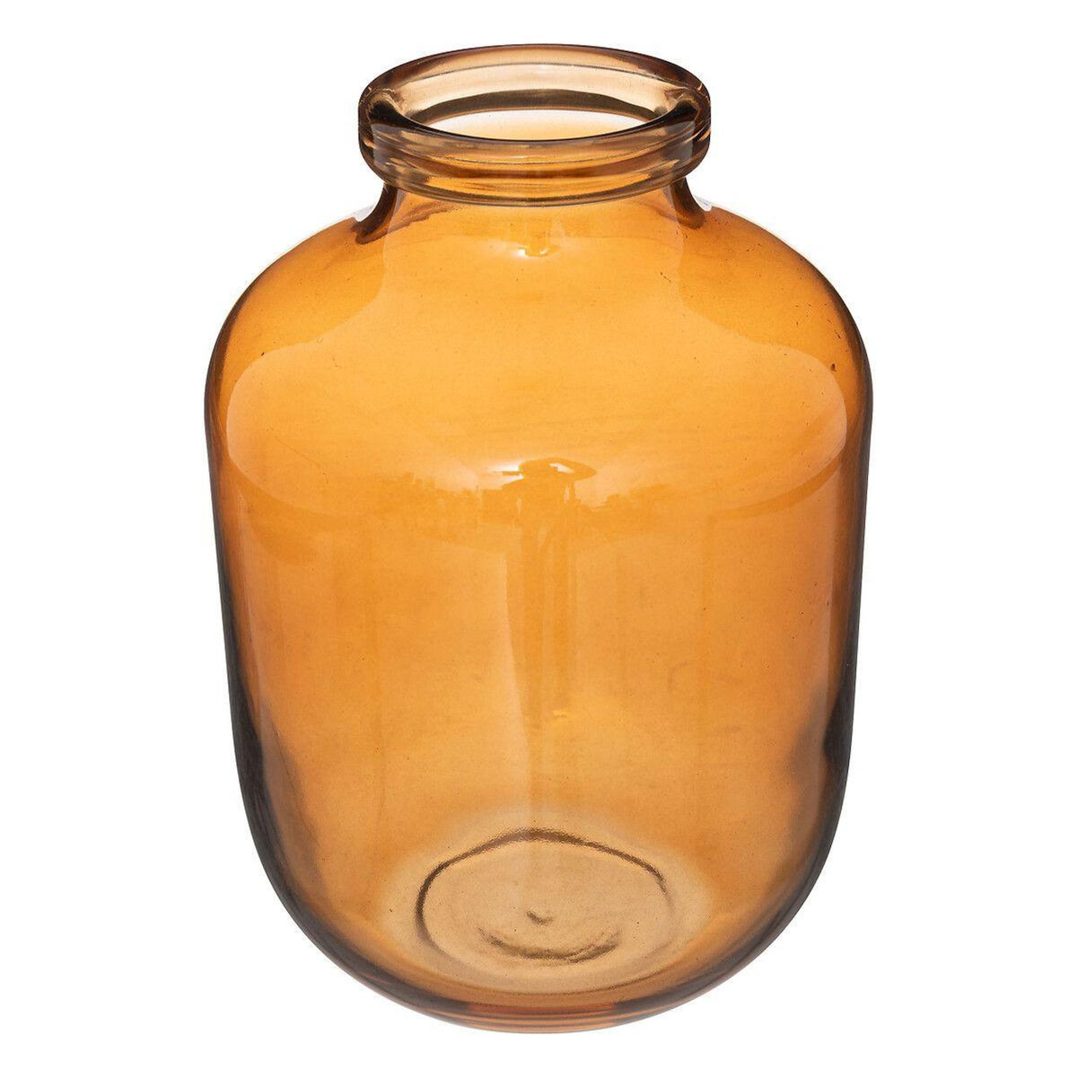 ATMOSPHERA Vase Bocal en Verre  Ademo  23cm Ambre
