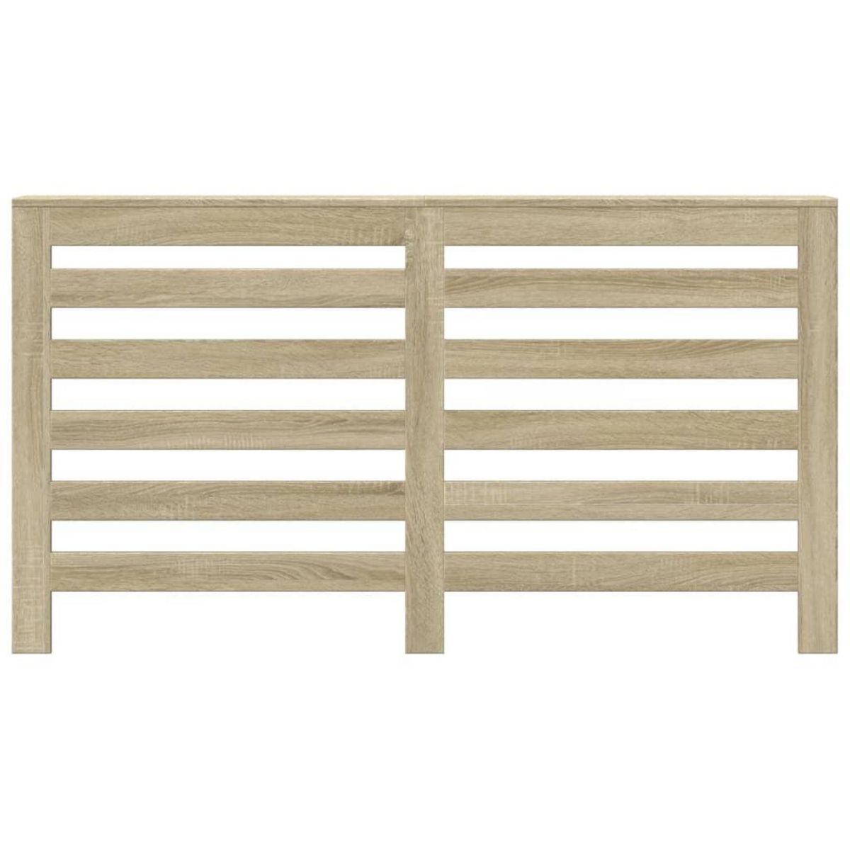 VIDAXL Cache-radiateur chene sonoma 149x20x82 cm bois d'ingenierie