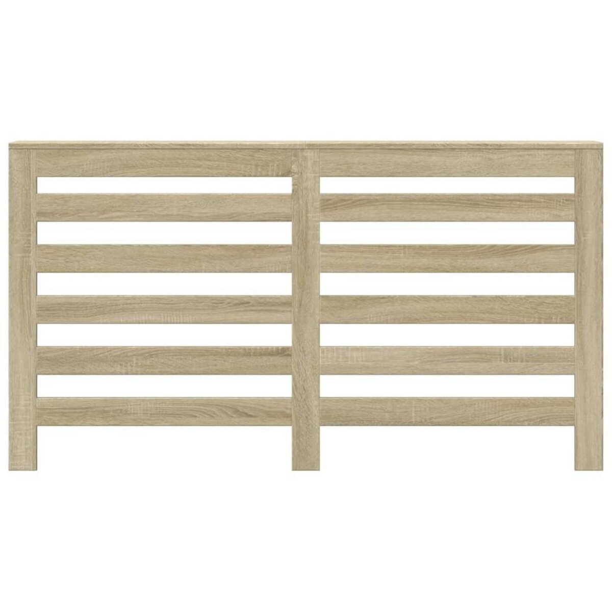 VIDAXL Cache-radiateur chene sonoma 149x20x82 cm bois d'ingenierie
