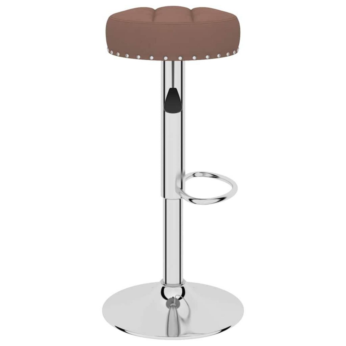 VIDAXL Tabourets de bar lot de 2 marron tissu