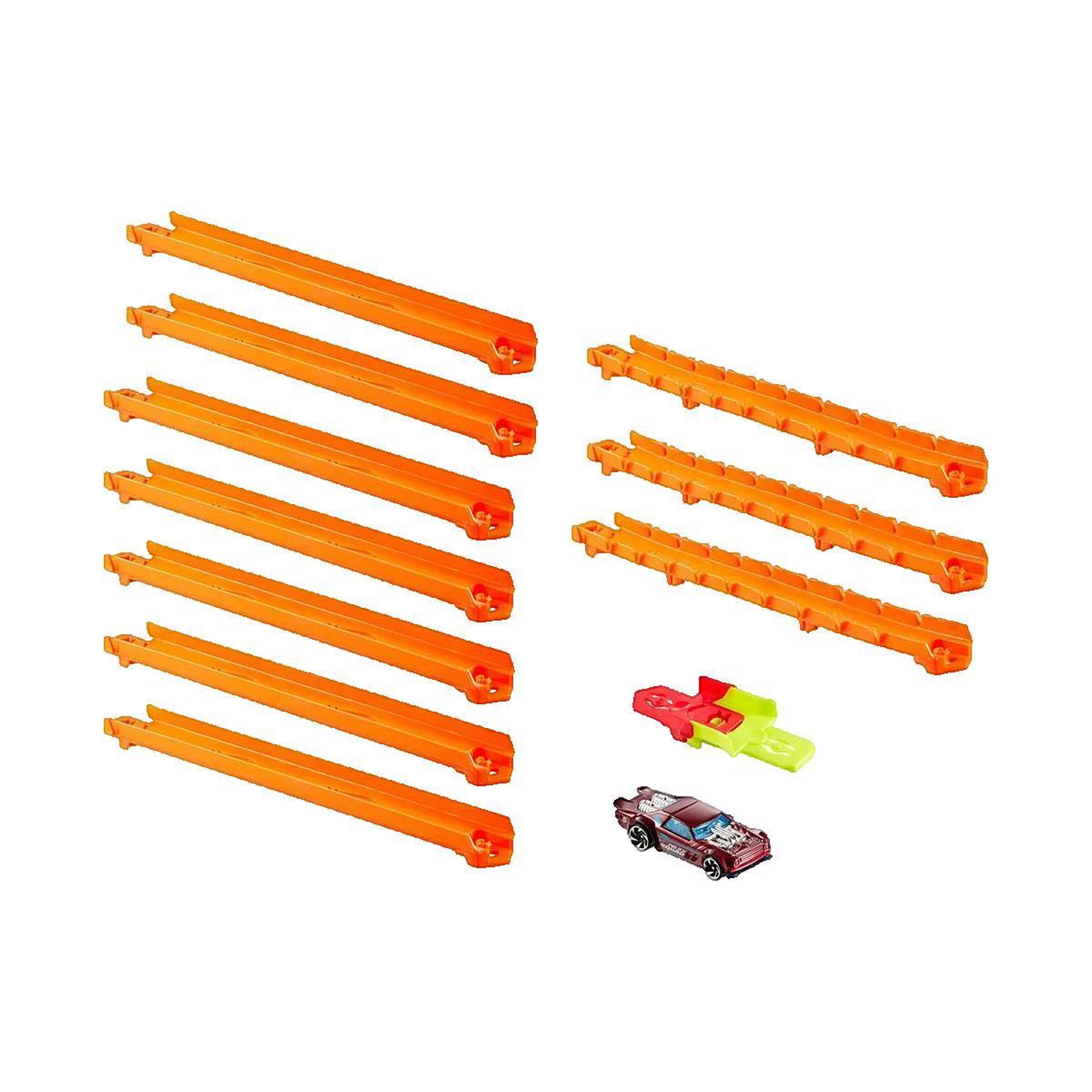 Voir la diapositive 3 : MATTEL Kit de démarrage Mattel Track Creator multicolore