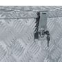 Voir la diapositive 4 : VIDAXL Boîte en aluminium 110,5 x 38,5 x 40 cm Argente