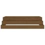 Voir la diapositive 5 : VIDAXL Jardiniere Marron miel 110x110x27 cm Bois massif de pin