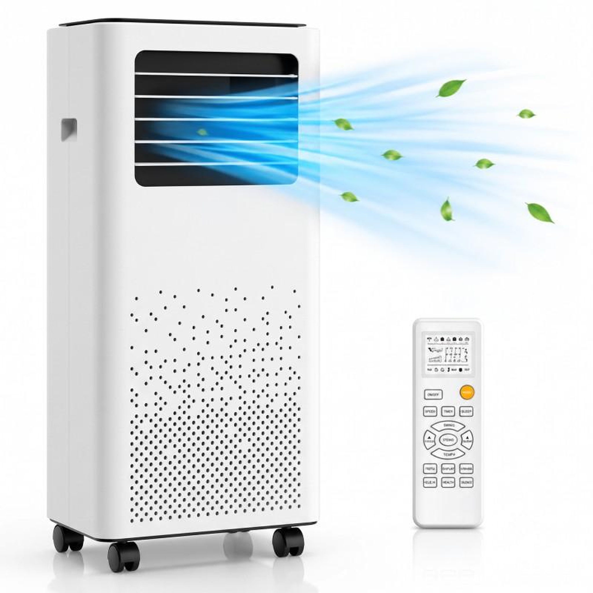 Voir la diapositive 3 : Climatiseur mobile réversible - 9000 btu - r290 - froid & chauffage