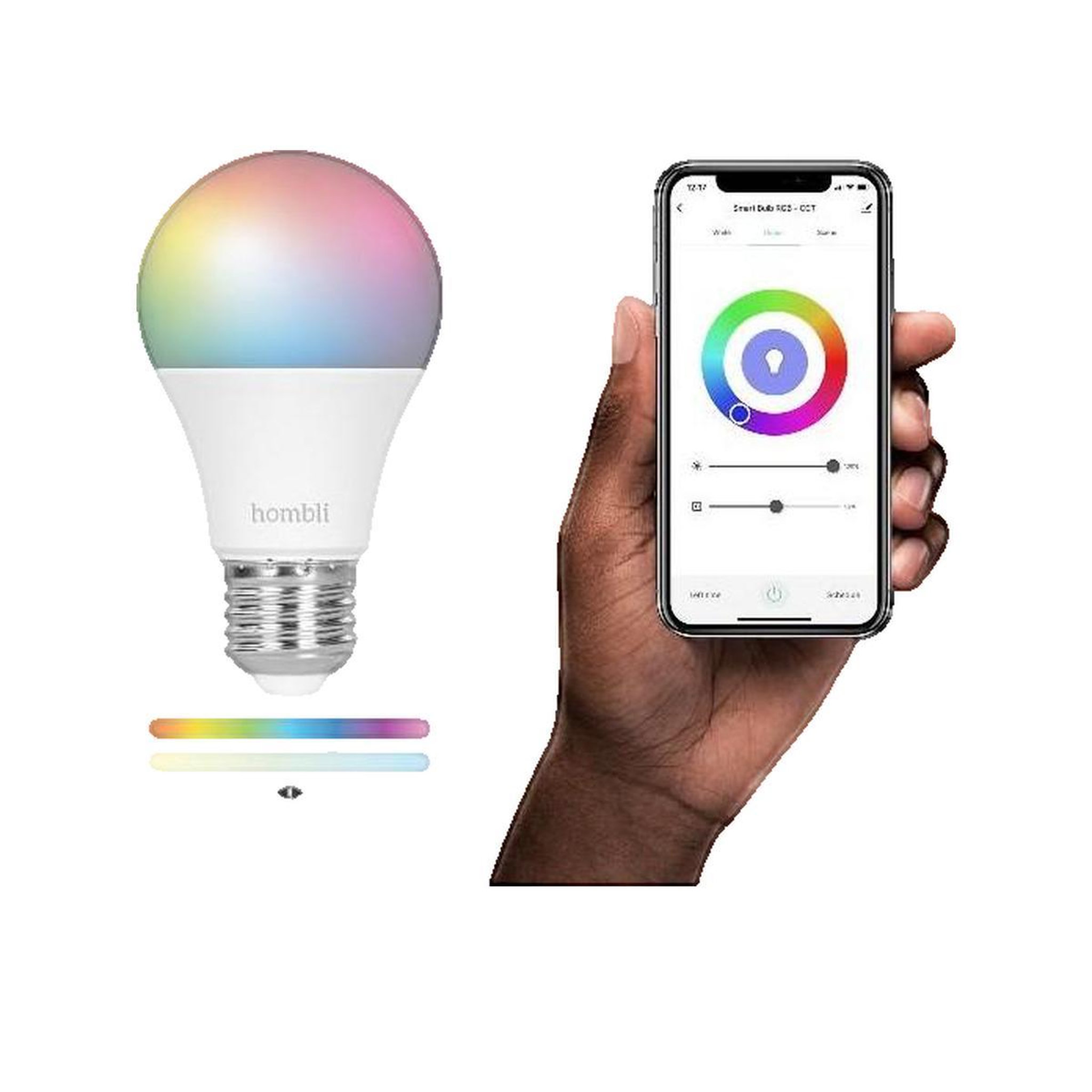Voir la diapositive 2 : BV CORPORATION Ampoule connectée Avanca International BV Hombli HBPP-0102 RGB et CCT