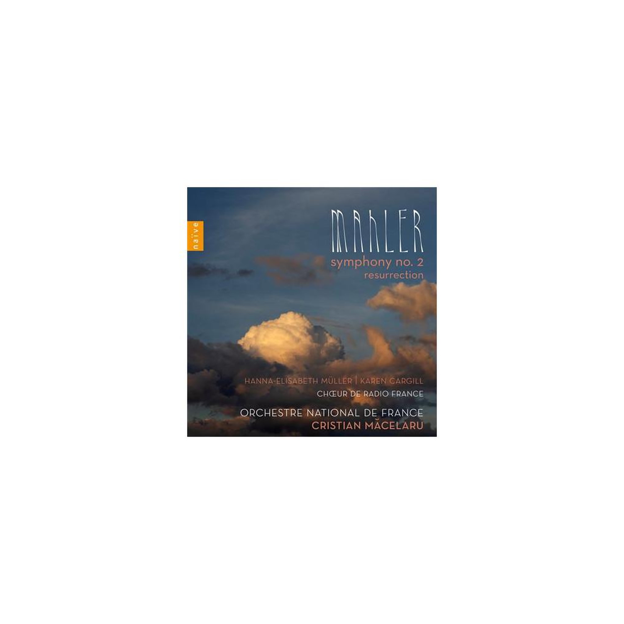 Cd mahler symphonie n° 2 résurrection cristian măcelaru orchestre national de france digipack