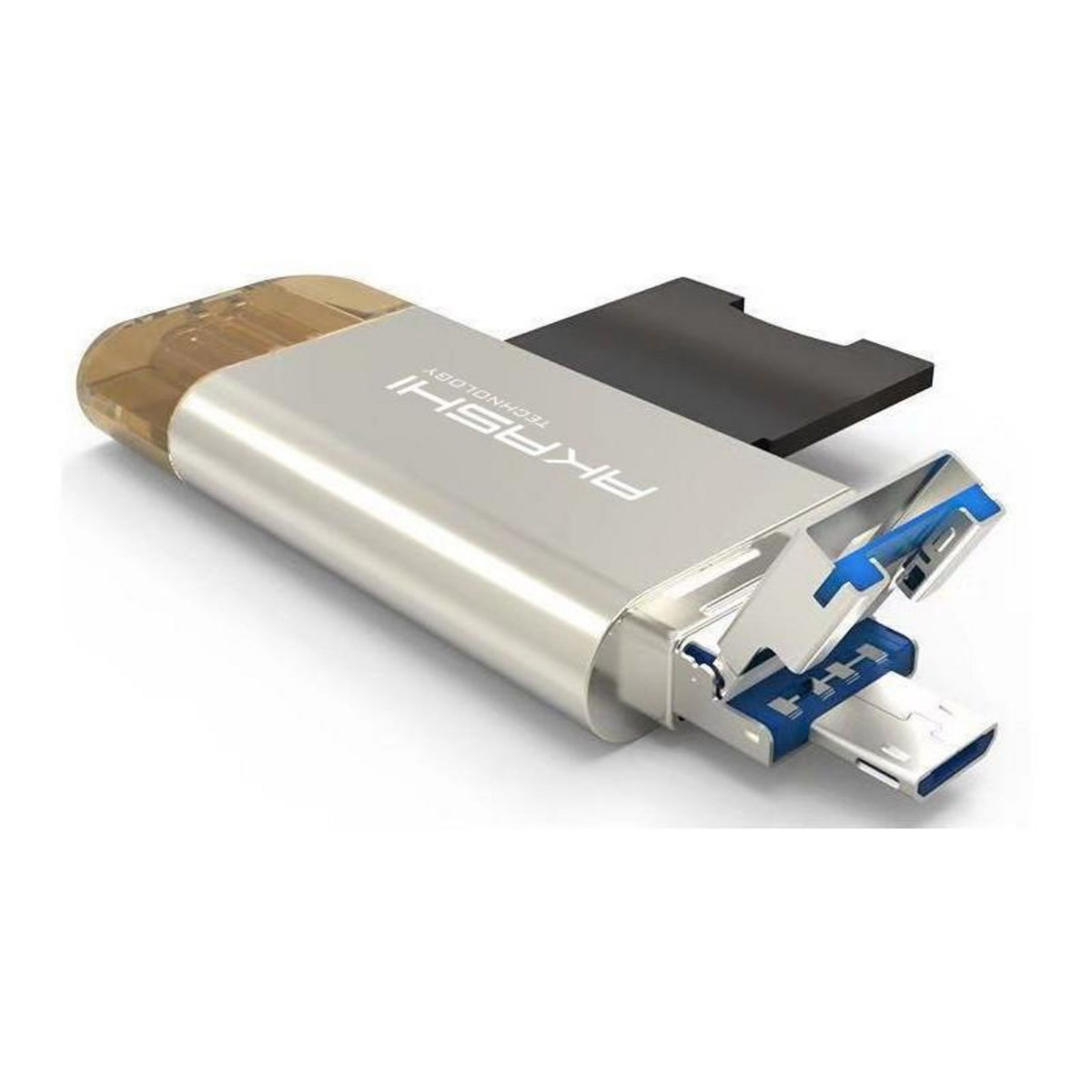 Akashi Lecteur carte SD / Micro SD 3 en 1 AKASHI ALTSDREADER 3 IN 1