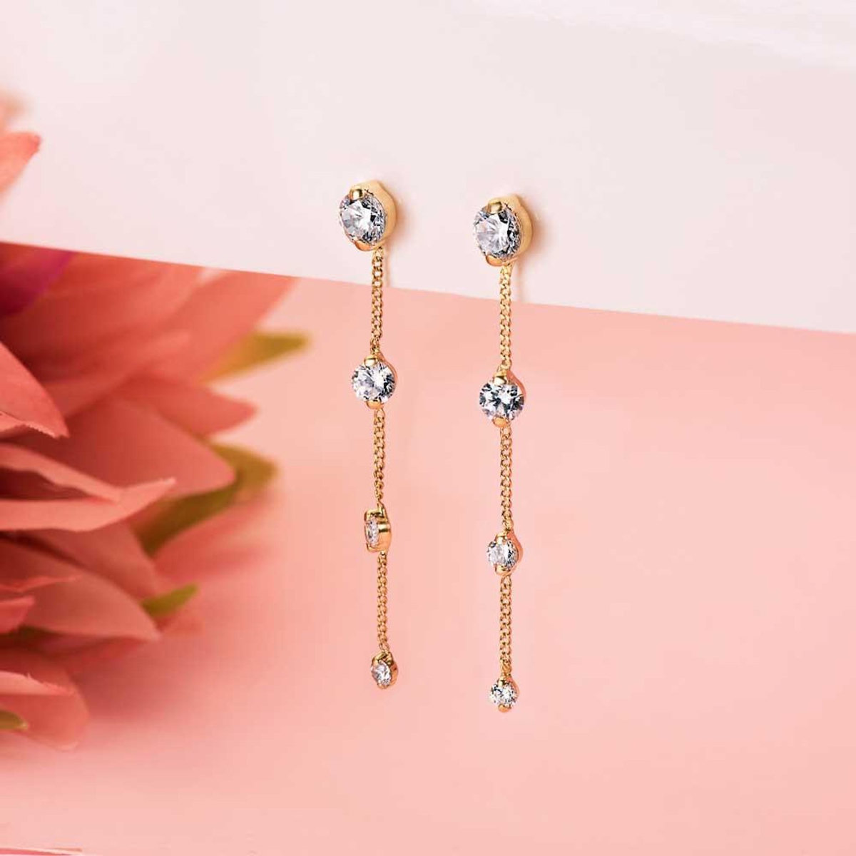 L'ATELIER D'AZUR Boucles d'Oreilles Or 18 Carats 750 Jaune - Pendantes