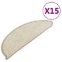 Voir la diapositive 2 : VIDAXL Tapis d'escalier autocollants 15 pcs 56x17x3 cm Argente
