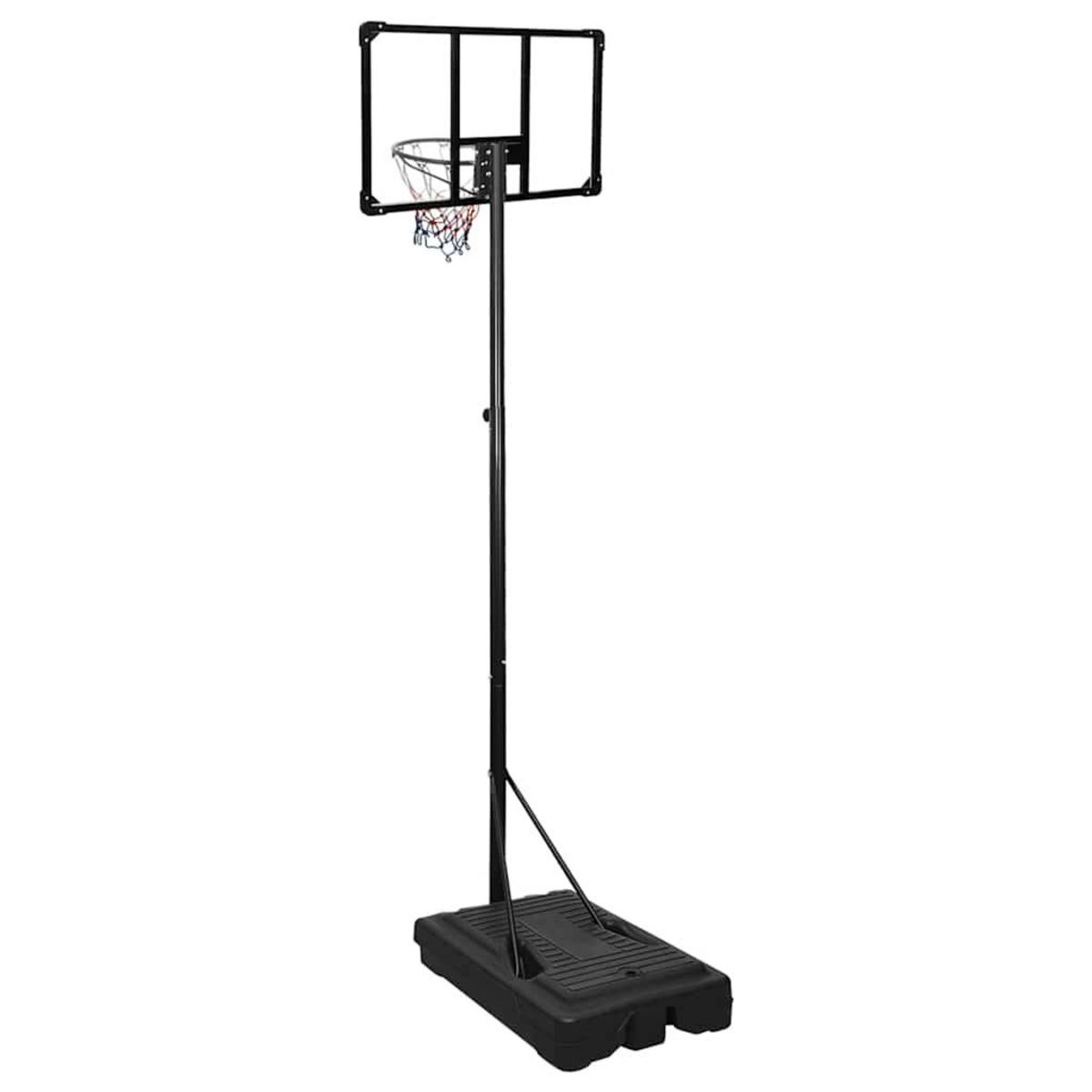 VIDAXL Support de basket-ball Transparent 235-305 cm Polycarbonate