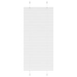 VIDAXL Store plisse blanc 60x100 cm largeur du tissu 59,4 cm polyester