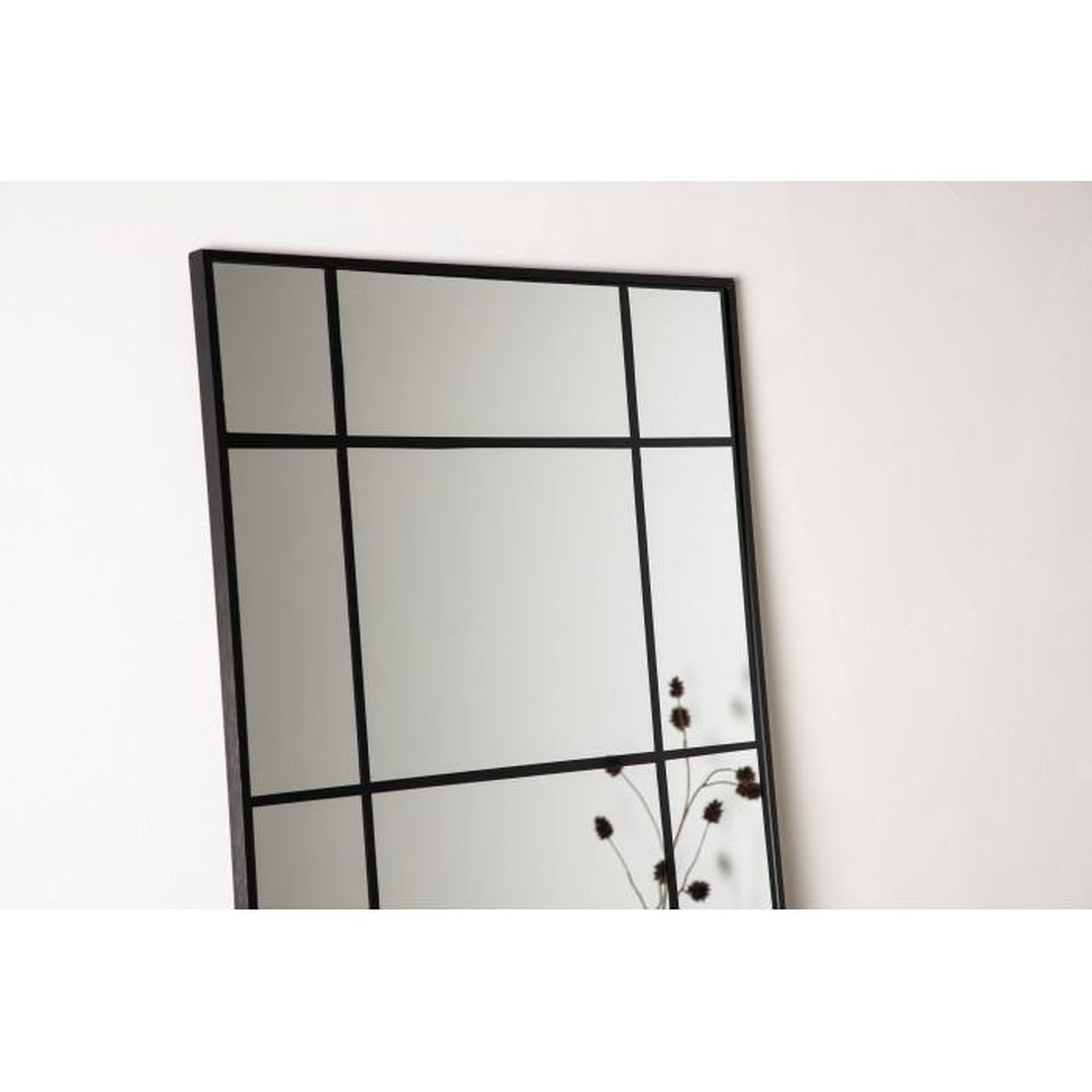 Voir la diapositive 6 : Paris Prix Miroir Mural Déco  Lake  180cm Noir