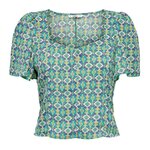 Only Blouse e/Blanche à Motifs Femme Only Alma. Coloris disponibles : Vert