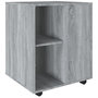 Voir la diapositive 2 : VIDAXL Armoire roulante Sonoma gris 60x53x72 cm Bois d'ingenierie