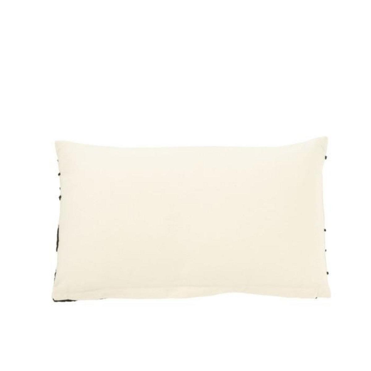 Paris Prix Coussin Déco en Coton  Courbes  35x60cm Blanc