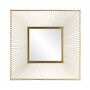 MACABANE THEODORE - Miroir carré 65x65cm métal doré