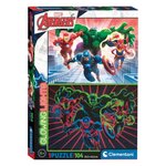 CLEMENTONI Clementoni Puzzle Avengers brille dans le noir 104 pièces