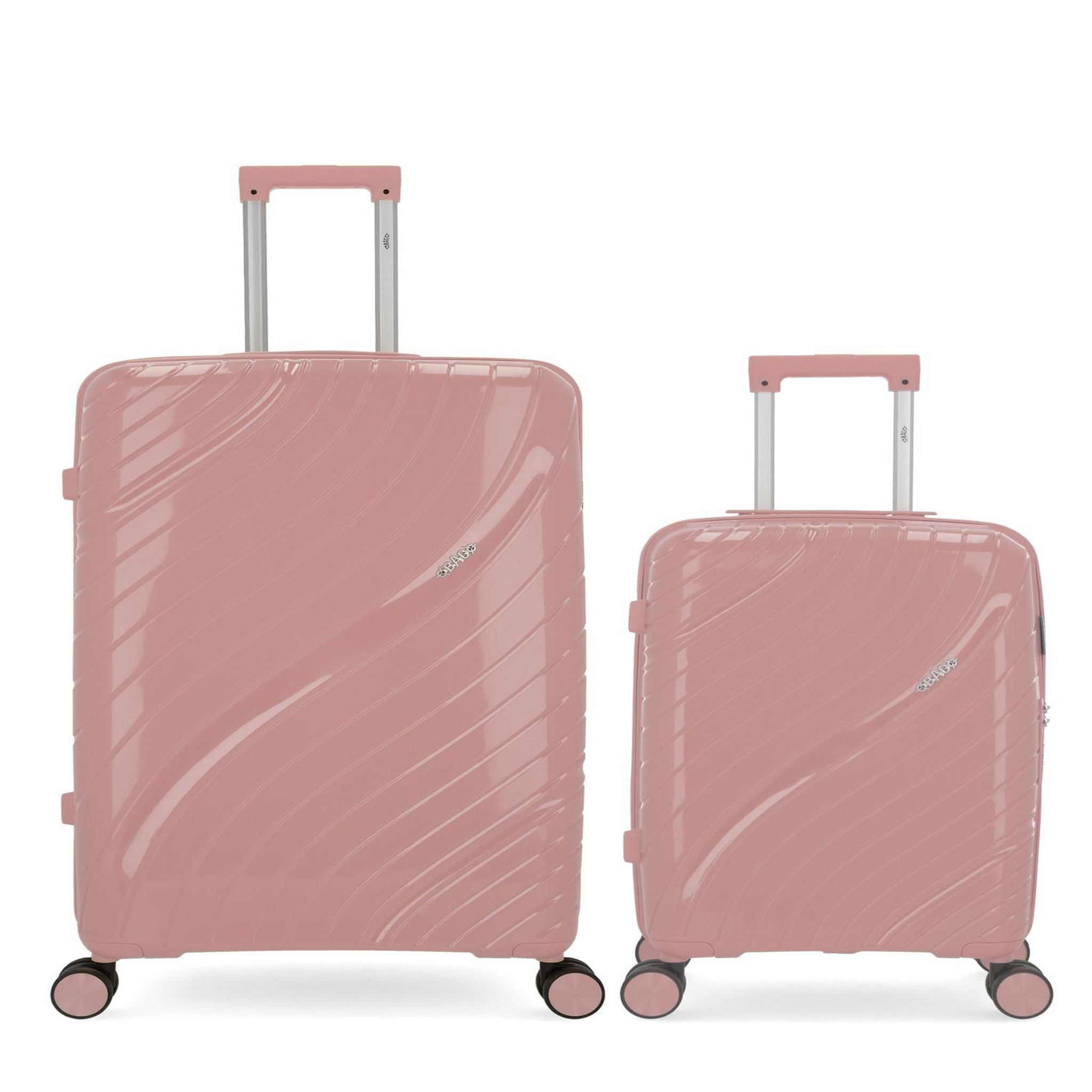 OBAGO OBAGO - LOT DE 2 - Valises grand format et cabine LYRA. Coloris disponibles : Rouge, Jaune, Orange