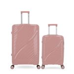 OBAGO OBAGO - LOT DE 2 - Valises grand format et cabine LYRA. Coloris disponibles : Noir, Gris, Rouge, Orange, Rose, Jaune