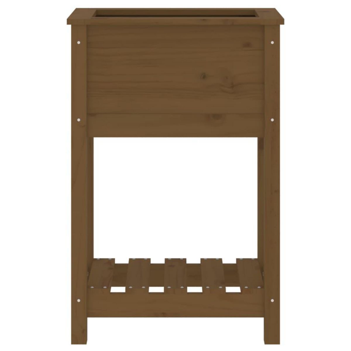 VIDAXL Jardiniere avec etagere Marron miel 54x34,5x81 cm Bois de pin