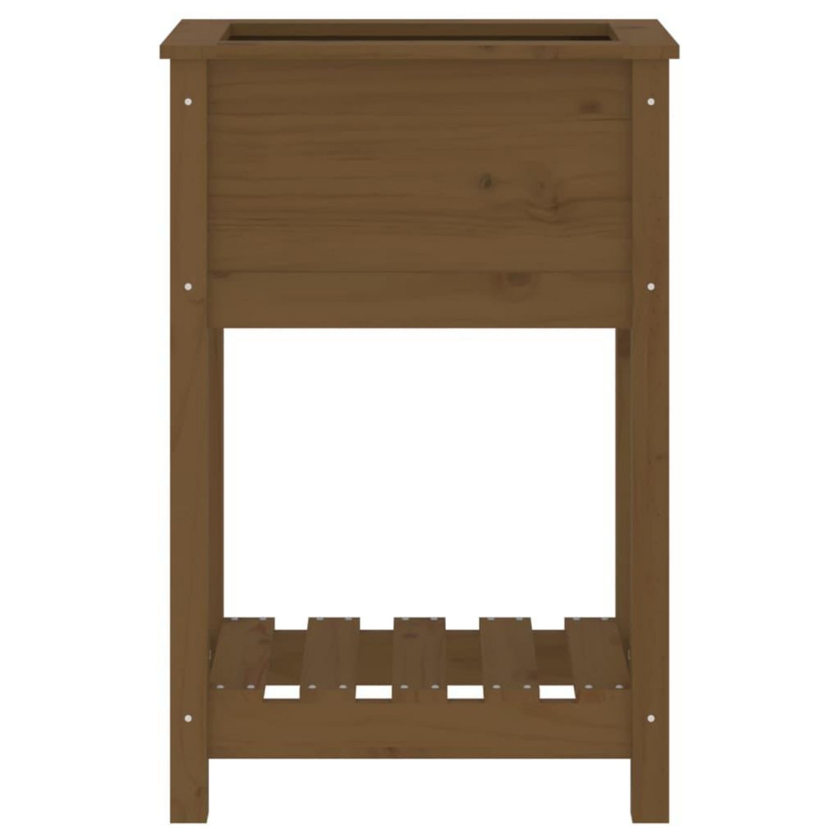VIDAXL Jardiniere avec etagere Marron miel 54x34,5x81 cm Bois de pin